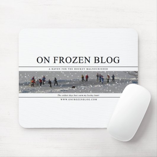 Op Bevroren blog Mousepad Muismat (Met muis)