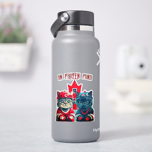 op bevroren vijver sticker (HydroFlask)