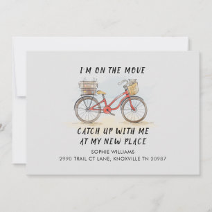 Op Beweging met Kat Bicycle Nieuw Adres Bewegend