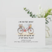 Op Beweging met Kat Bicycle Nieuw Adres Bewegend (Staand voorkant)