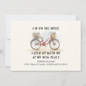 Op Beweging met Kat Bicycle Nieuw Adres Bewegend (Voorkant)