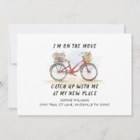Op Beweging met Kat Bicycle Nieuw Adres Bewegend