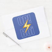 OP Boi Gamer White Sticker (Envelop)