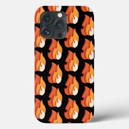 Op brand (3D-lamppictogram) Case-Mate iPhone Case (Achterkant)
