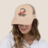 Op cafeïne gebaseerd levensvorm Funny Coffee-balpe Trucker Pet (In situ)