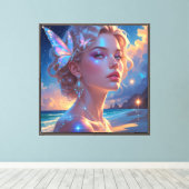 Op canvas gedrukt afdruk (Insitu (Houten vloer))