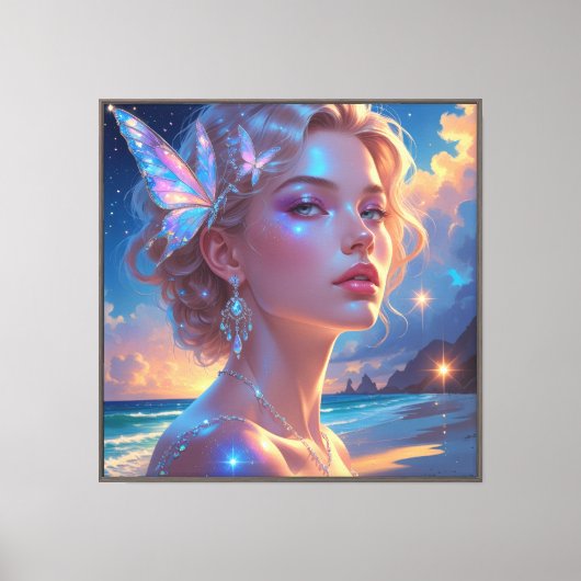 Op canvas gedrukt afdruk (Voorkant)