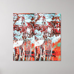Op canvas gedrukt Corrosie Puls Afdruk