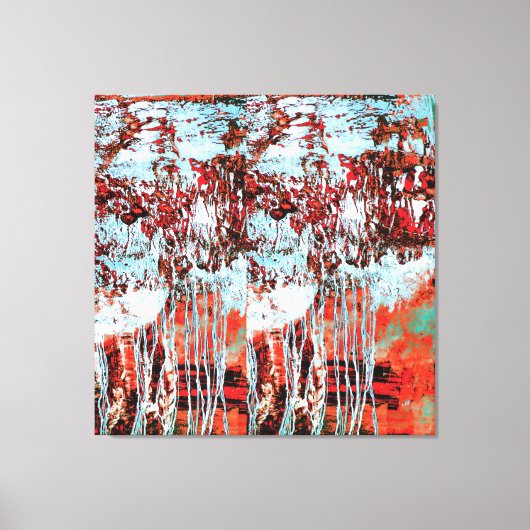 Op canvas gedrukt Corrosie Puls Afdruk (Voorkant)