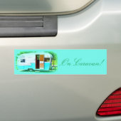 Op Caravan! Trailer Caravan Bumpersticker (Op auto)