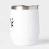 Op Cheers moderne script aangepaste naam (Links)