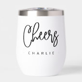 Op Cheers moderne script aangepaste naam (Voorkant)