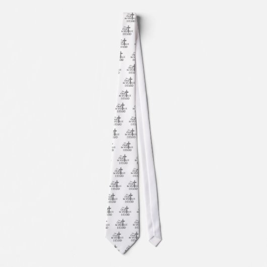 Op Christus de Solid Rock I STAND Stropdas (Voorkant)