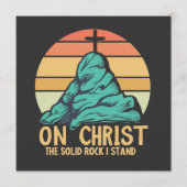 Op Christus, de stevige rots die ik sta Advieskaart (Voorkant)