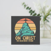 Op Christus, de stevige rots die ik sta Advieskaart (Staand voorkant)