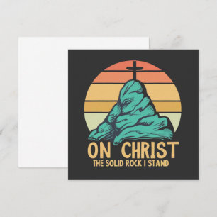 Op Christus, de stevige rots die ik sta Advieskaart