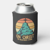 Op Christus, de stevige rots die ik sta Blikjeskoeler (Blikje Achterkant)