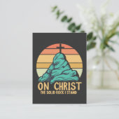Op Christus, de stevige rots die ik sta Briefkaart (Staand voorkant)