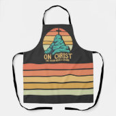 Op Christus, de stevige rots die ik sta Schort (Voorkant)