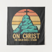 Op Christus, de stevige rots die ik sta Wandkleed (Voorkant)