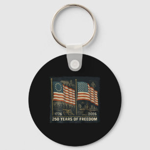 Op Ck Betsy Ross-vlag 250 jaar vrijheid 1776-20 Sleutelhanger