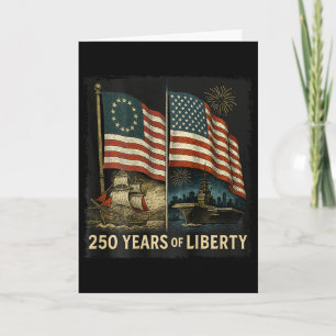 Op Ck Betsy Ross-vlag 250 jaar vrijheid 250ste ver Kaart