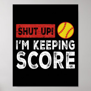 (op Ck) Hou je mond, ik hou de score bij Funny Sof Poster