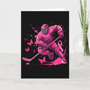 (op Ck) Icehockey Borstkankerbewustzijnsspeler Kaart