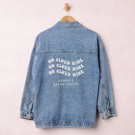 Op Cloud 9 Bachelorette Party Outfit Denim Jacket (Hangar)