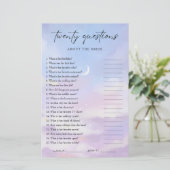 Op Cloud 9 Hoe goed ken je de bruid (Staand voorkant)