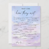 Op Cloud 9 hoe ze ontmoetten Bridal Libs spel Kaart (Voorkant)