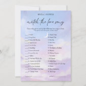 Op Cloud 9 Liefde Song Match Vrijgezellenfeest Gam Kaart (Voorkant)