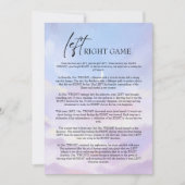 Op Cloud 9 Links Rechts Vrijgezellenfeest Game Kaa Kaart (Voorkant)