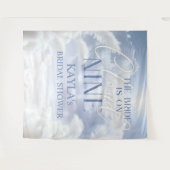 Op Cloud 9 Nine Pampas Vrijgezellenfeest Photoboot Wandkleed (Voorkant (horizontaal))