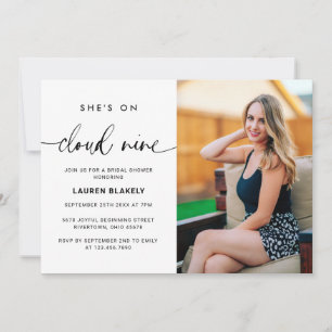 Op Cloud 9 Photo Vrijgezellenfeest Kaart