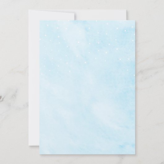 Op Cloud 9 Raad de Dress Vrijgezellenfeest Game Ka Kaart (Achterkant)