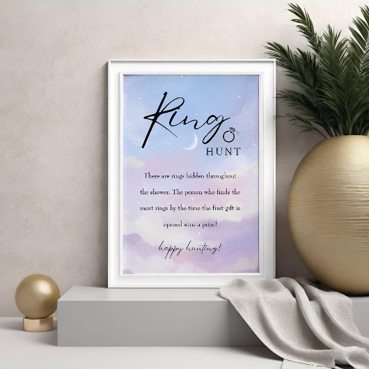 Op Cloud 9 Ring Hunt Game Vrijgezellenfeest Game S Poster