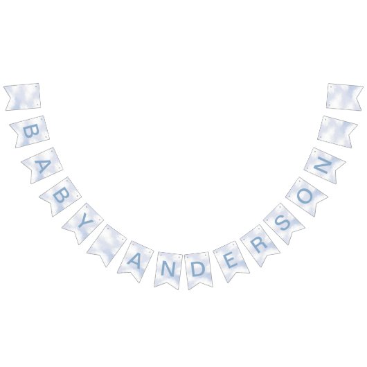 Op Cloud 9 Stof Blauwe Dromerige Lucht Vlaggetjes (Alle)