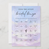 Op Cloud 9 Vind het Guest Vrijgezellenfeest Bingo  Kaart (Voorkant)