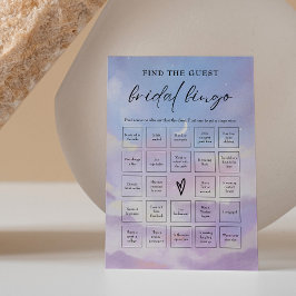 Op Cloud 9 Vind het Guest Vrijgezellenfeest Bingo Kaart