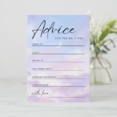 Op Cloud 9 Vrijgezellenfeest Advieskaart (Staand voorkant)