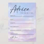 Op Cloud 9 Vrijgezellenfeest Advieskaart (Voorkant)