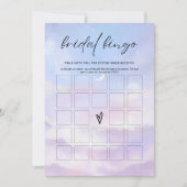 Op Cloud 9 Vrijgezellenfeest Bingo Game Kaart (Voorkant)