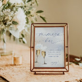 Op Cloud 9 Vrijgezellenfeest Mimosa Bar Sign Poste Poster