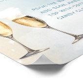 Op Cloud 9 Vrijgezellenfeest Mimosa Bar Sign Poste Poster (Hoek)