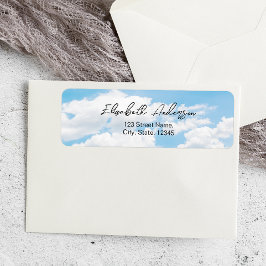 Op cloud 9 Vrijgezellenfeest retouradres Etiket