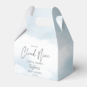 Op cloud negen baby shower bedankdoosjes (Voorkant Zijde)
