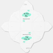 Op Cloud negen pastel groene wolken ster bachelore Bedankdoosjes (Ongevouwen)