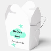 Op Cloud negen pastel groene wolken ster bachelore Bedankdoosjes (Open)