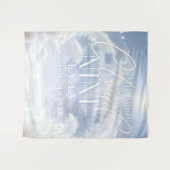 Op Cloud Nine 9 Pampas Vrijgezellenfeest Photoboot Wandkleed (Voorkant (horizontaal))